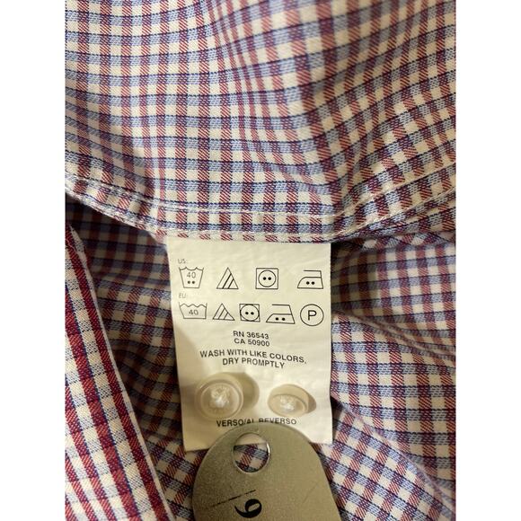 Tommy Hilfiger Mens Size 14.5 32/33 Athletic Fit Long Sleeve Button Down Shirt - Picture 4 of 7